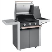 1500 BBQ 3 Burner & Side Burner Trolley - BeefEater
