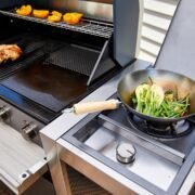 1500 BBQ 3 Burner & Side Burner Trolley - BeefEater